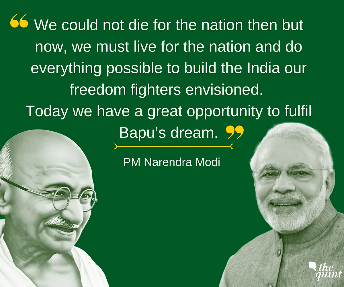 Bapu Had the Power to Unite Humanity: PM Modi on Mahatma Gandhi