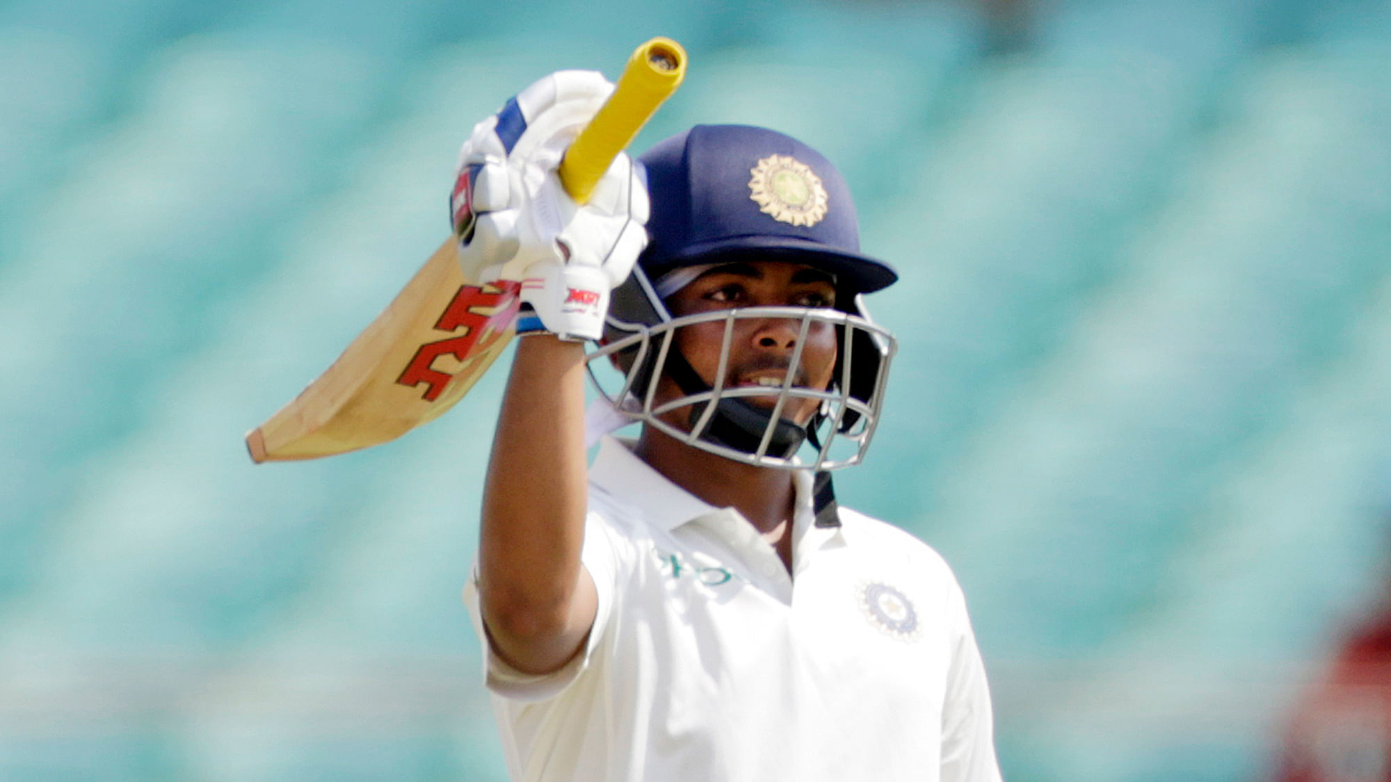 Prithvi Shaw scored a century on debut against West Indies.