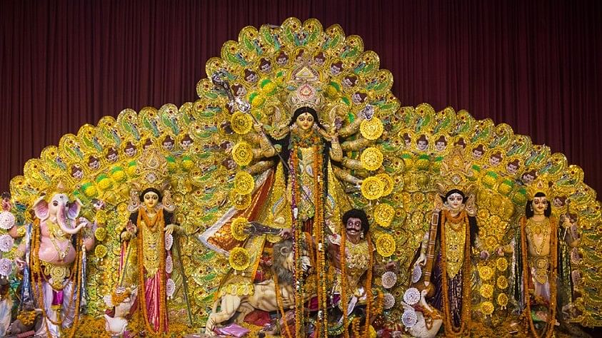 The grand occasion of Durga Puja marks the journey of the goddess to her maternal home.