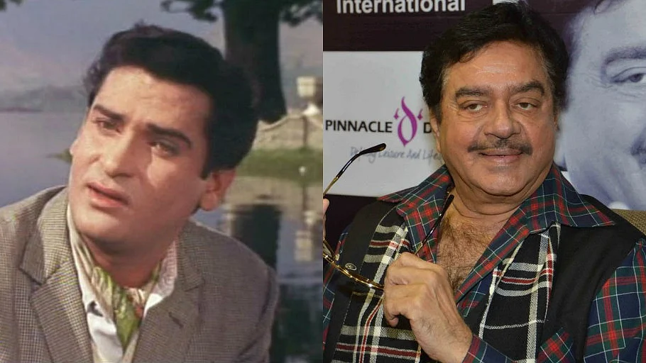 Actors Shammi Kapoor and Shatrughan Sinha.