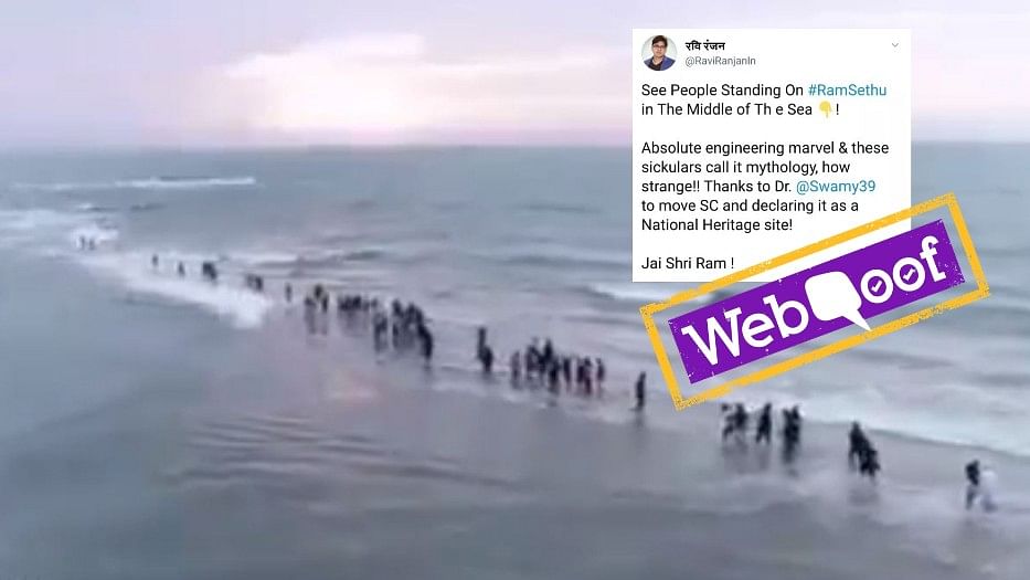Kerala’s Ponnani Beach Passed Off as Ram Setu in Viral Video