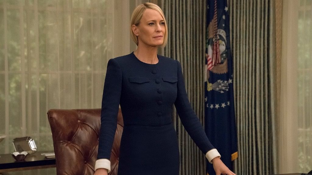 Robin Wright stars as US President Claire Underwood.