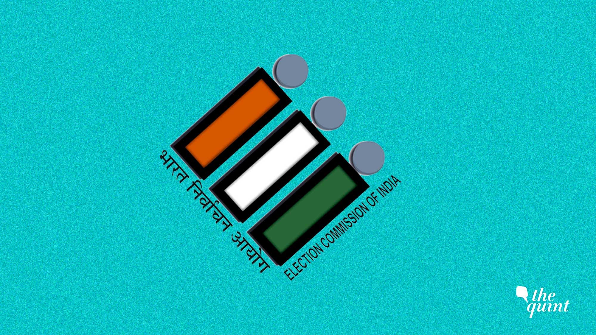 The Election Commission of India logo.