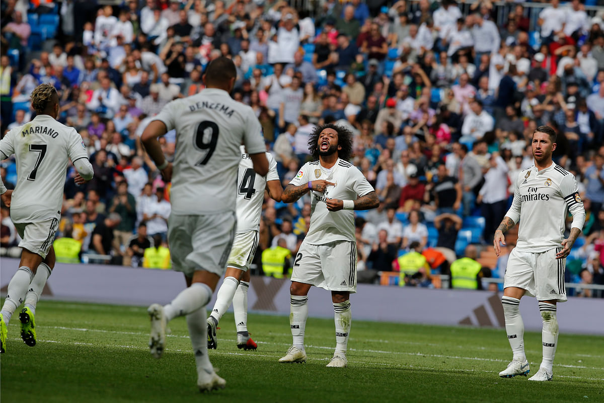 Real Madrid reached the worst scoring drought in its history in a 2-1 home loss to Levante in the Spanish league.
