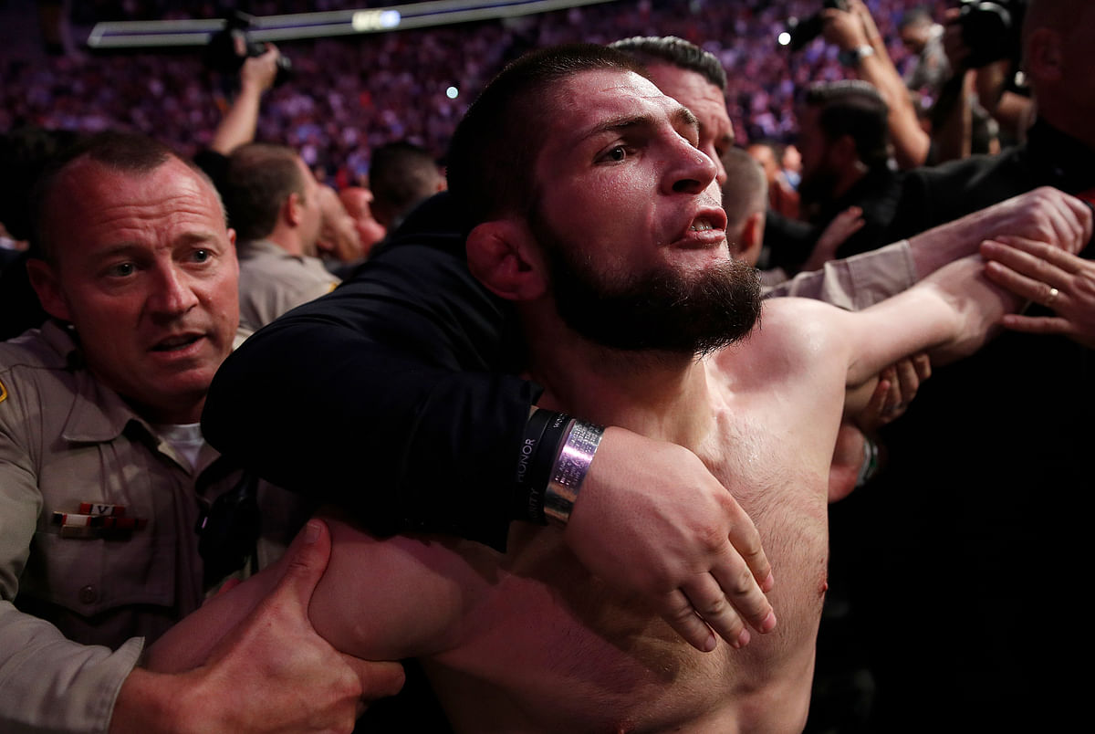 Conor McGregor tapped out in the fourth round of his comeback fight at UFC 229 against Khabib Nurmagomedov.