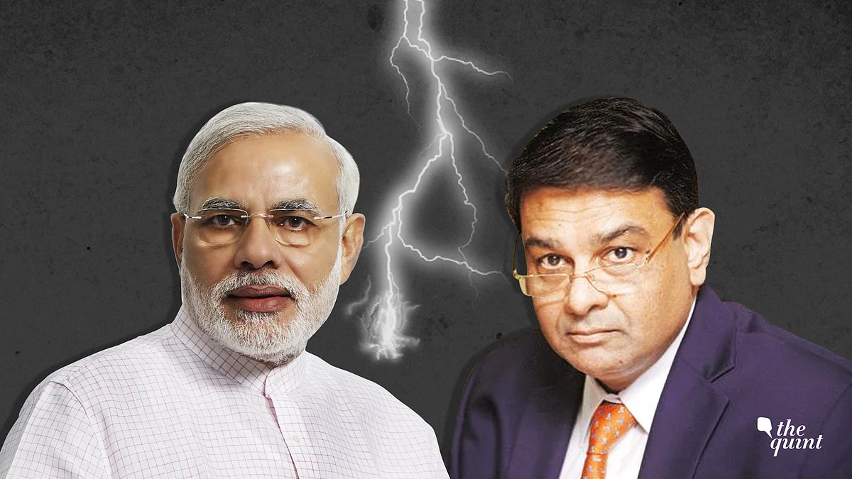 Narendra Modi and Urjit Patel.