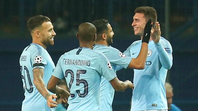 Manchester City took a step closer to qualifying from their Champions League group on Tuesday.