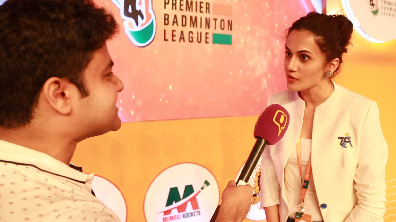 Taapsee Pannu speaks to <b>The Quint</b> at the Premier Badminton League auction.