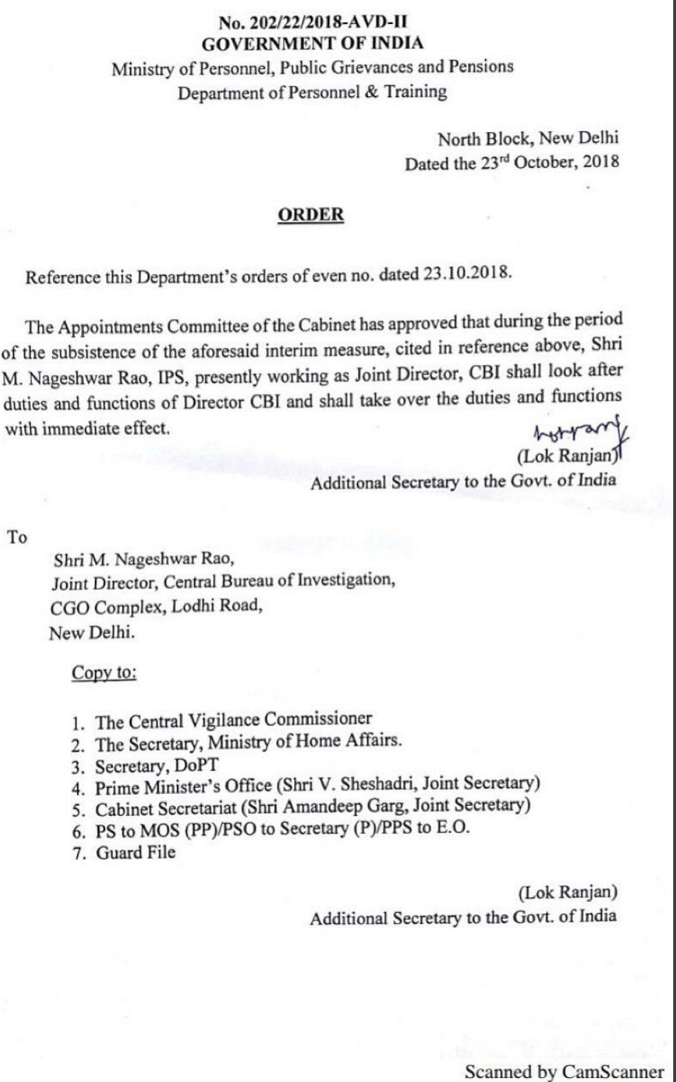Here’s a primer on the events that unfolded around the CBI controversy, from the midnight order onwards.