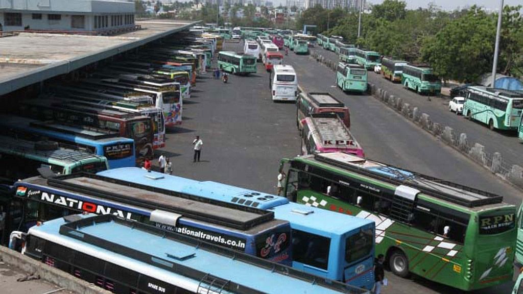 The driver was suspended after uploading a video depicting the poor condition of state buses.