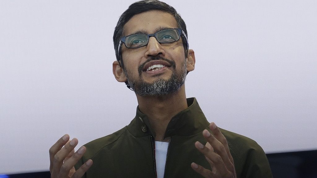 Sundar Pichai, CEO, Google.&nbsp;