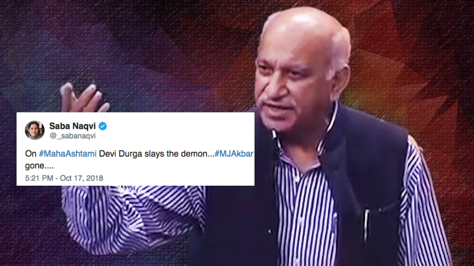 The news of MJ Akbar’s resignation led to celebrations on Twitter as netizens termed it the ‘triumph of #MeToo’.