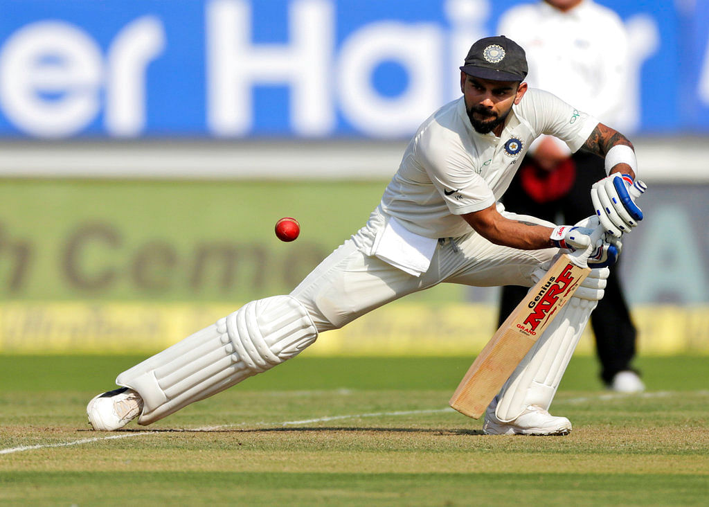 West Indies trail India by 555 runs at the end of Day 2 of the first Test in Rajkot.