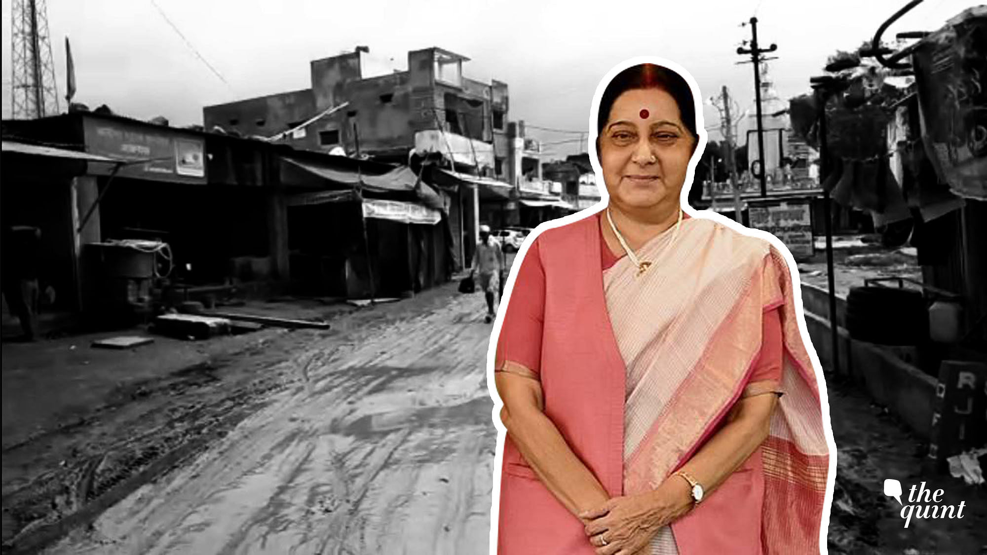Foreign Minister Sushma Swaraj adopted Ajnas village under the Sansad Adarsh Gram Yojna,