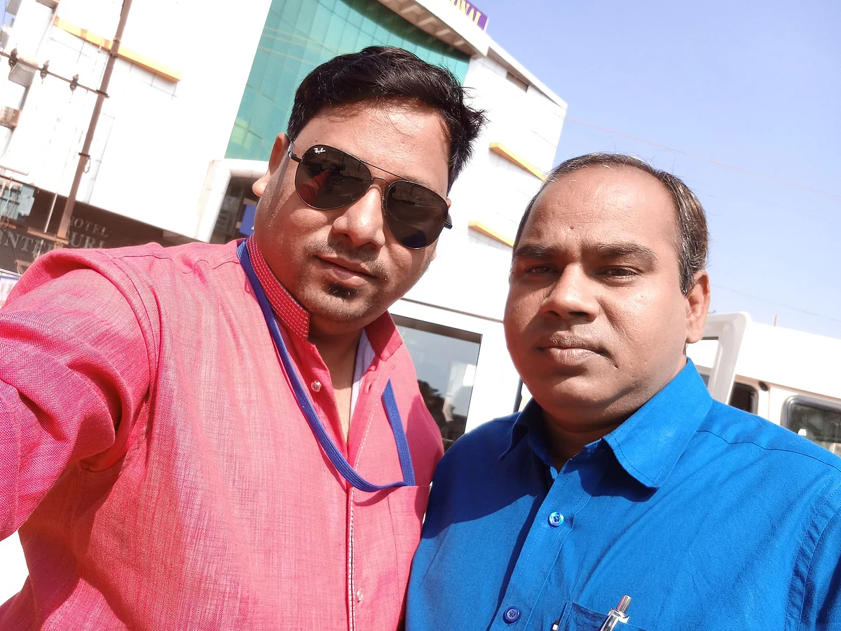 Achyuta Nanda Sahu on the right.