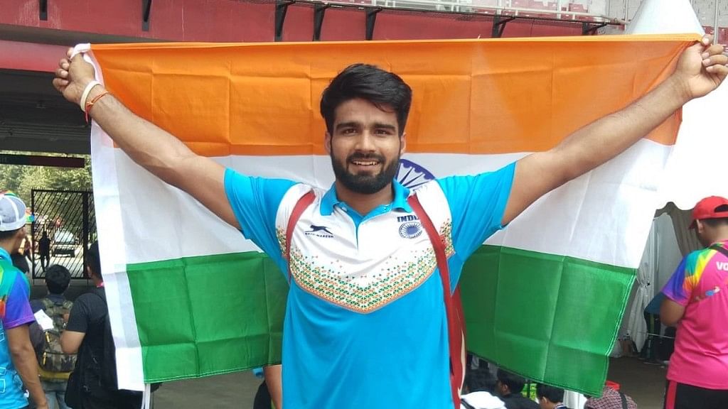 Sandeep won with a best throw of 60.01m in the Men’s Javelin Throw F42-44/61-64 category.