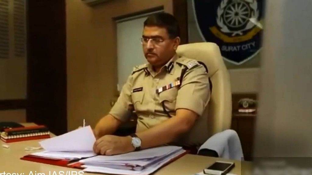 Rakesh Asthana from a video  presumably made for PR purposes.&nbsp;