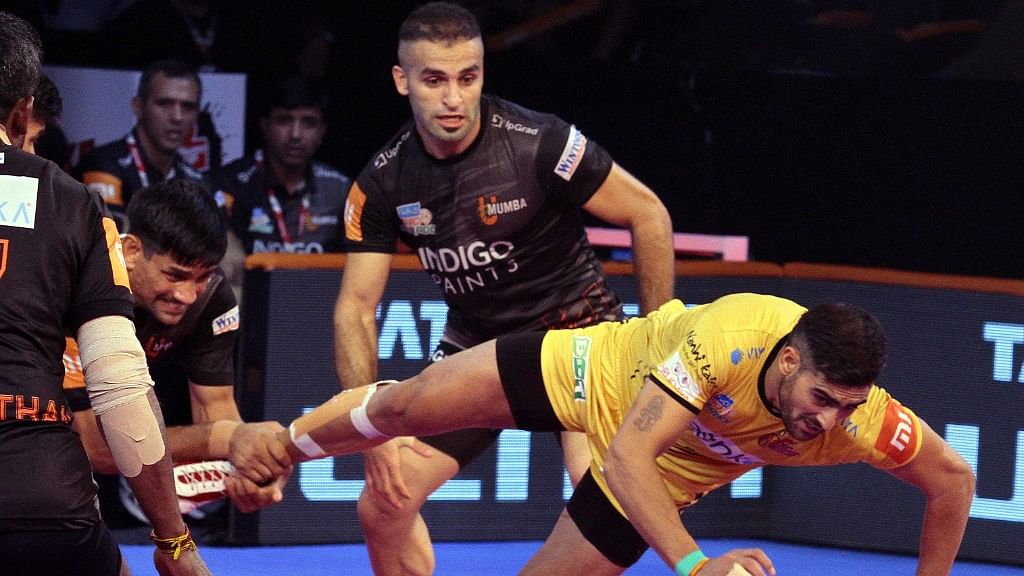 Rahul Chaudhari created history by becoming the first man to score 700 raid points in Pro Kabaddi.