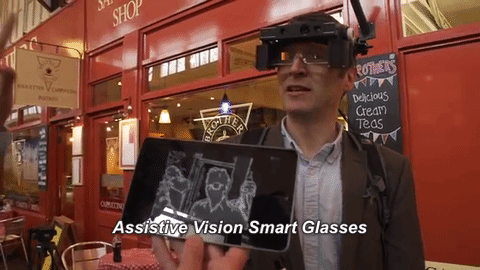 These technologies enable the visually impaired to ‘see’ and experience the world. 