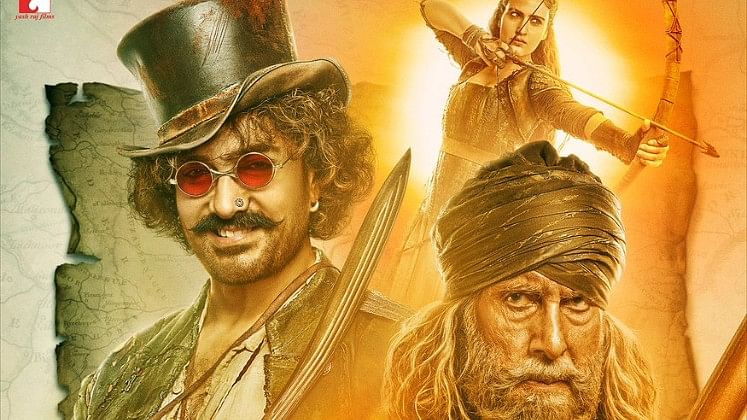 A poster of ‘Thugs of Hindostan’.