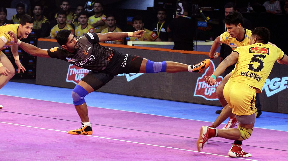 Rahul Chaudhari created history by becoming the first man to score 700 raid points in Pro Kabaddi.