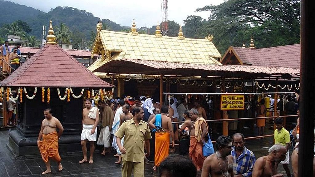 Sabarimala temple.&nbsp;(Photo Courtesy:<i> The News Minute</i>)