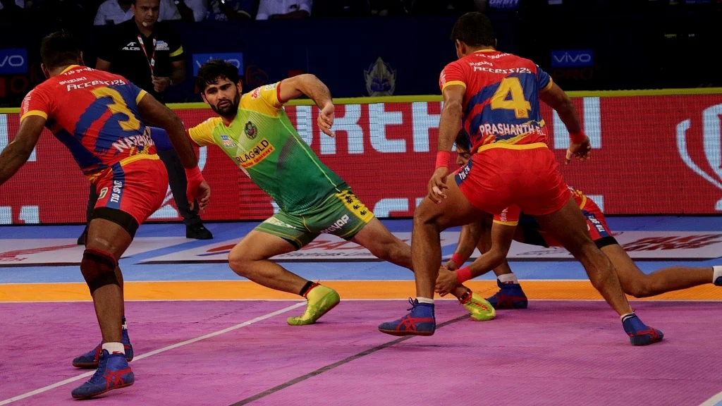 Skipper Pardeep Narwal led from the front, scoring 16 points with Deepak Narwal (seven points) and Jawahar (five points) supporting him well in attack and defence.