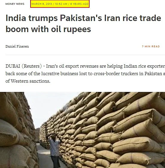 India-Iran Rice-For-Oil Deal Not Modi Magic, It’s a UPA-Era Scheme