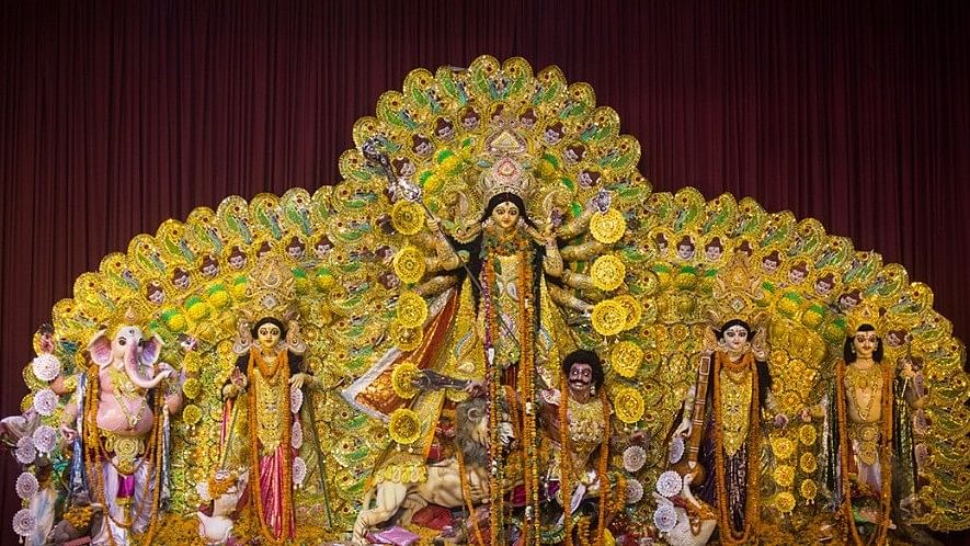 The grand occasion of Durga Puja marks the journey of the goddess to her maternal home. 