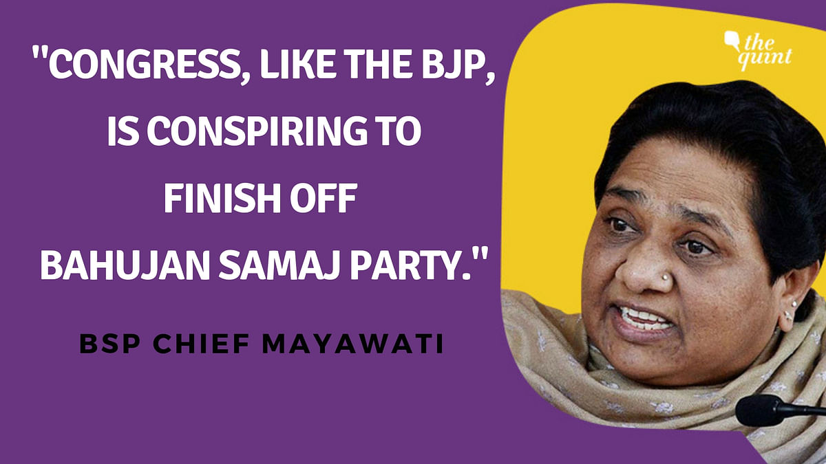 BSP chief Mayawati alleged that Congress leaders like Digvijaya Singh do not wish for a Congress-BSP alliance.