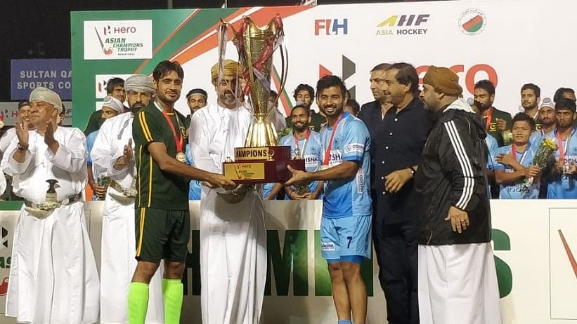 India and Pakistan were declared joint winners of the Asian Champions Trophy hockey tournament.