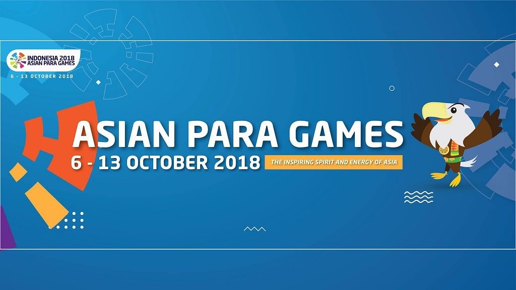 Official poster of Asian Para Games 2018.&nbsp;