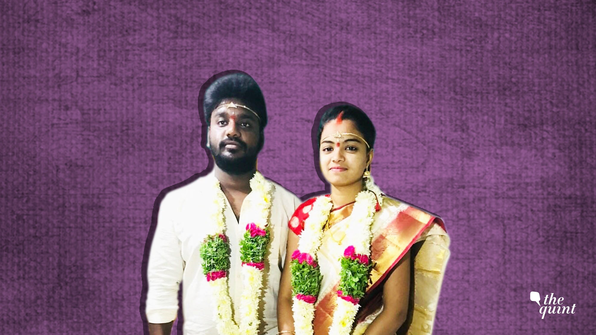 Sandeep and Madhavi got married in a nearby temple in Hyderabad.