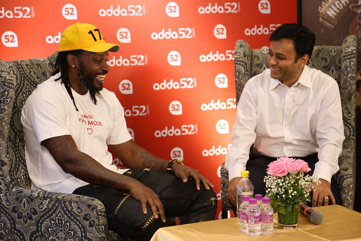 This is how Chris Gayle reacted when he was asked questions in Hindi.