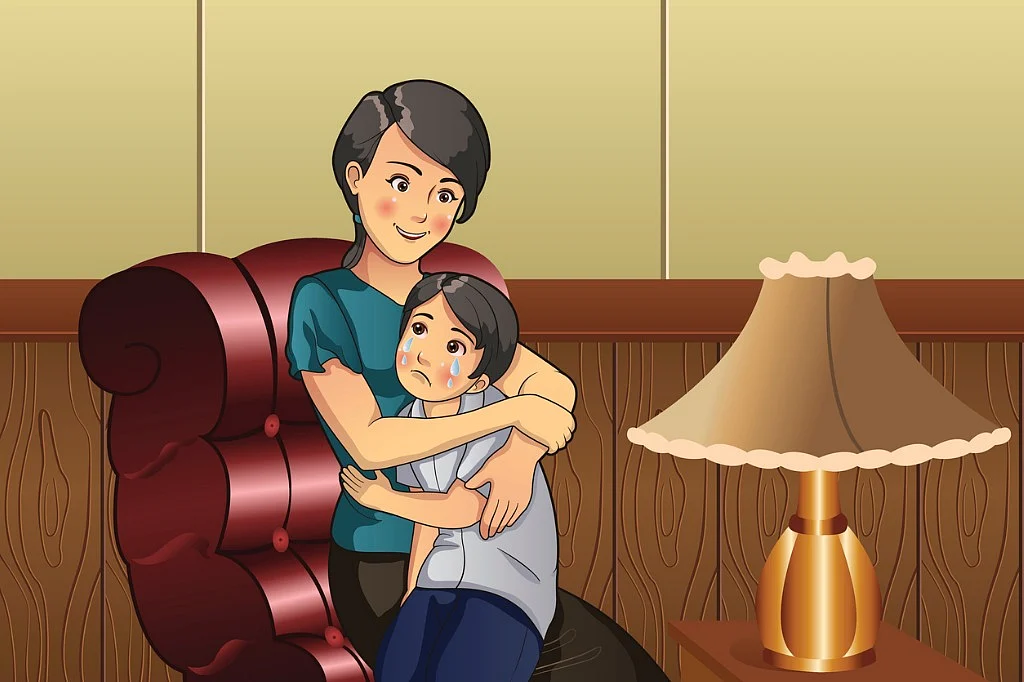 Mom would shield us from fear or reality because we belonged to a service family.