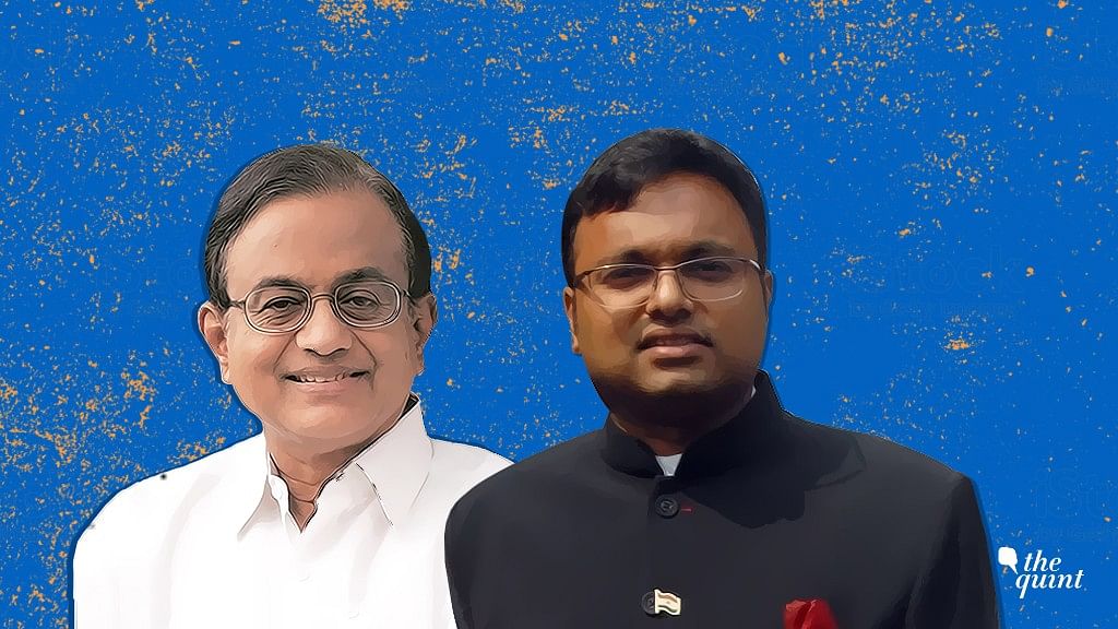P Chidambaram and Karti are both under investigation in connection with the INX Media case.