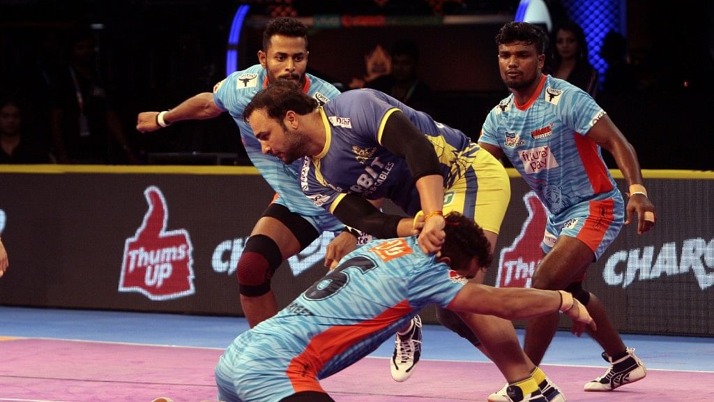 Thakur had piled up 54 points in four matches, the best start he has ever had to a Pro Kabaddi campaign.