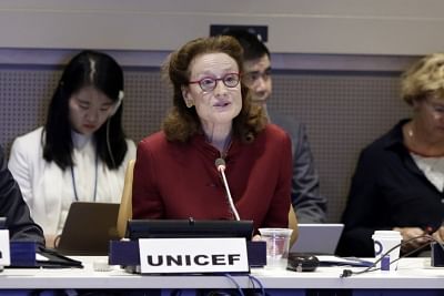 Unicef Executive Director Henrietta H. Fore. (Xinhua/Li Muzi/IANS)