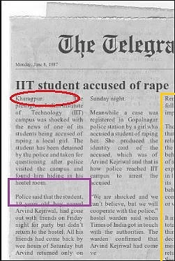 That 1987 Report Saying Kejriwal Was Accused of Rape? It’s Fake
