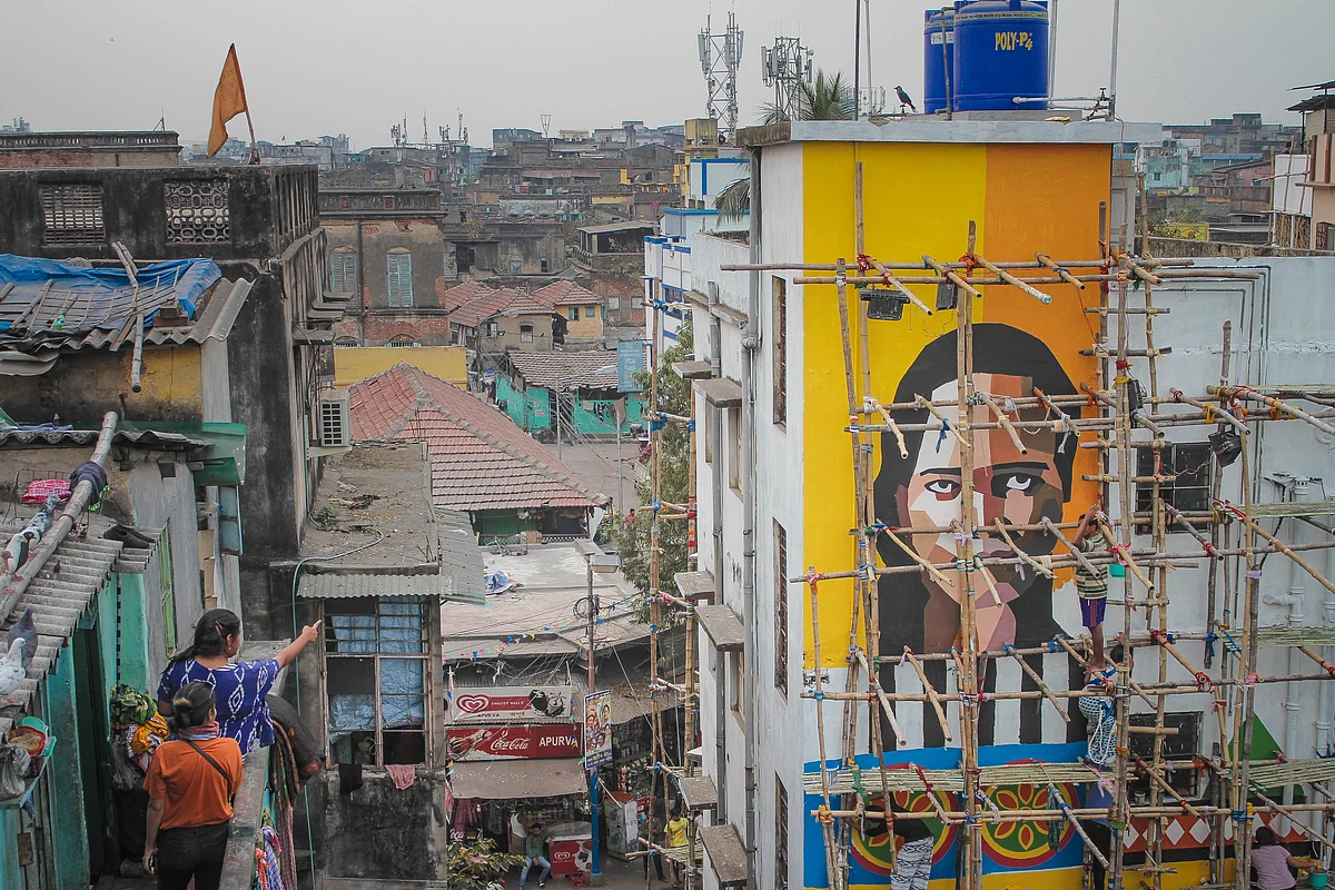 Each mural they create is not necessarily or explicitly political; the only political act of the works is that they encourage people’s language and behaviour to change.