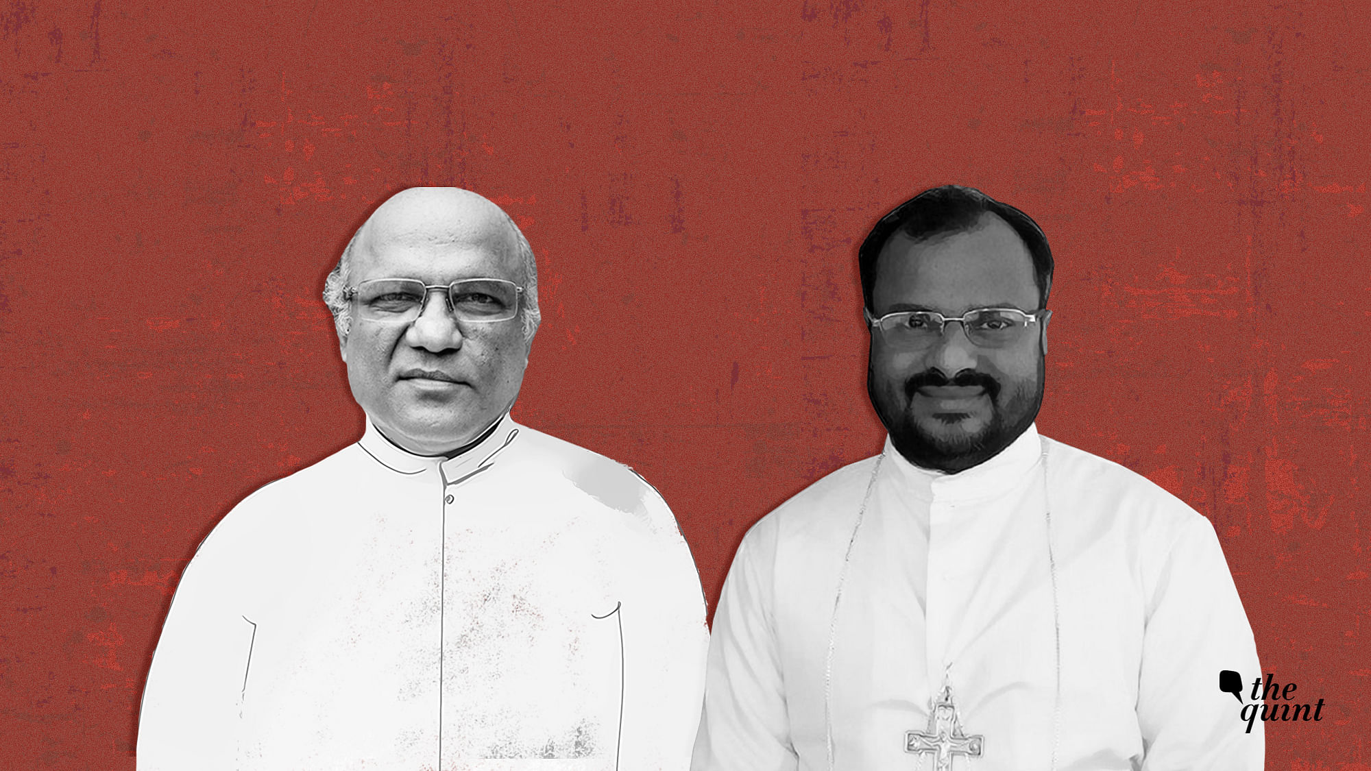 Father Kuriakose Kattuthara (L), one of the prime witnesses who had testified against rape accused Bishop Franco Mulakkal (R), was found dead in Jalandhar on Monday, 22 October.