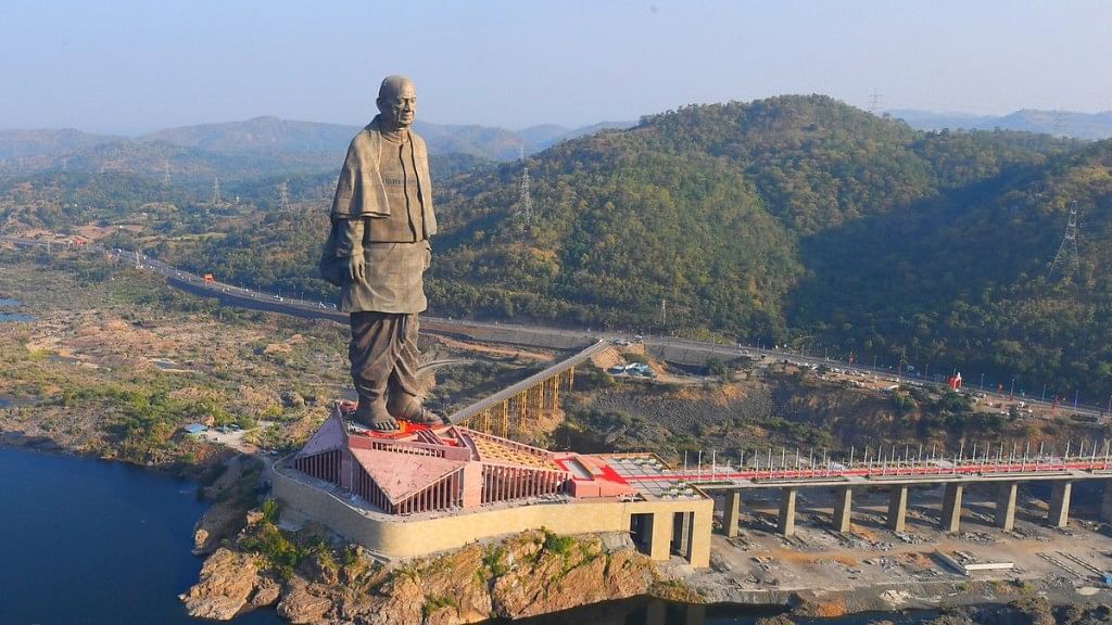At 182 metres, the Statue of Unity is the tallest in the world.