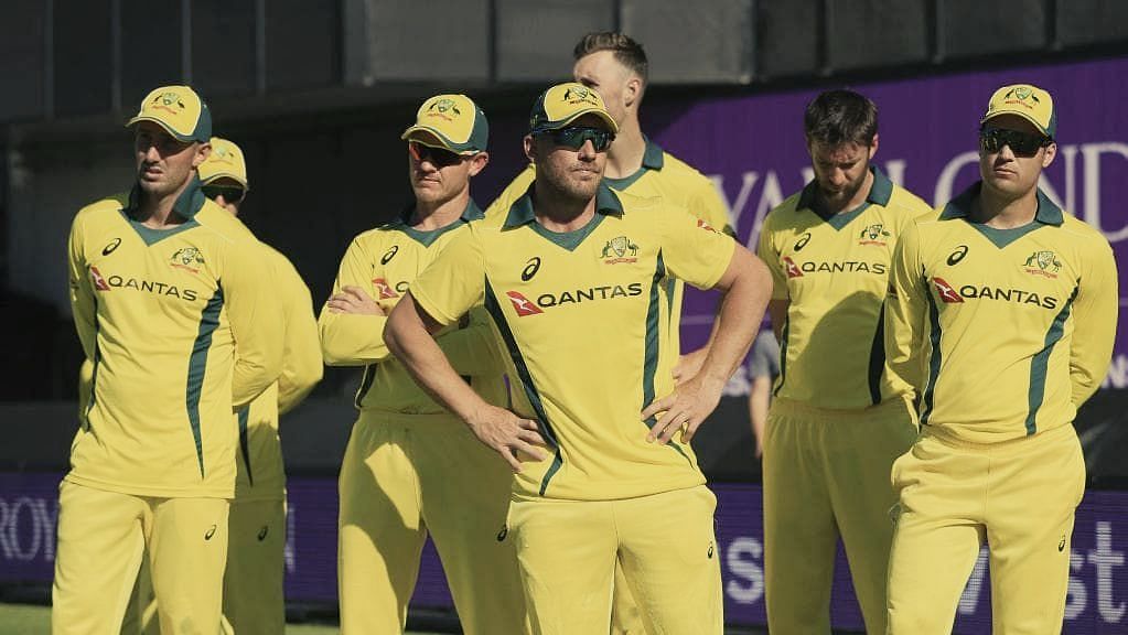 Australian players cut a forlorn figure during their ODI series whitewash in England