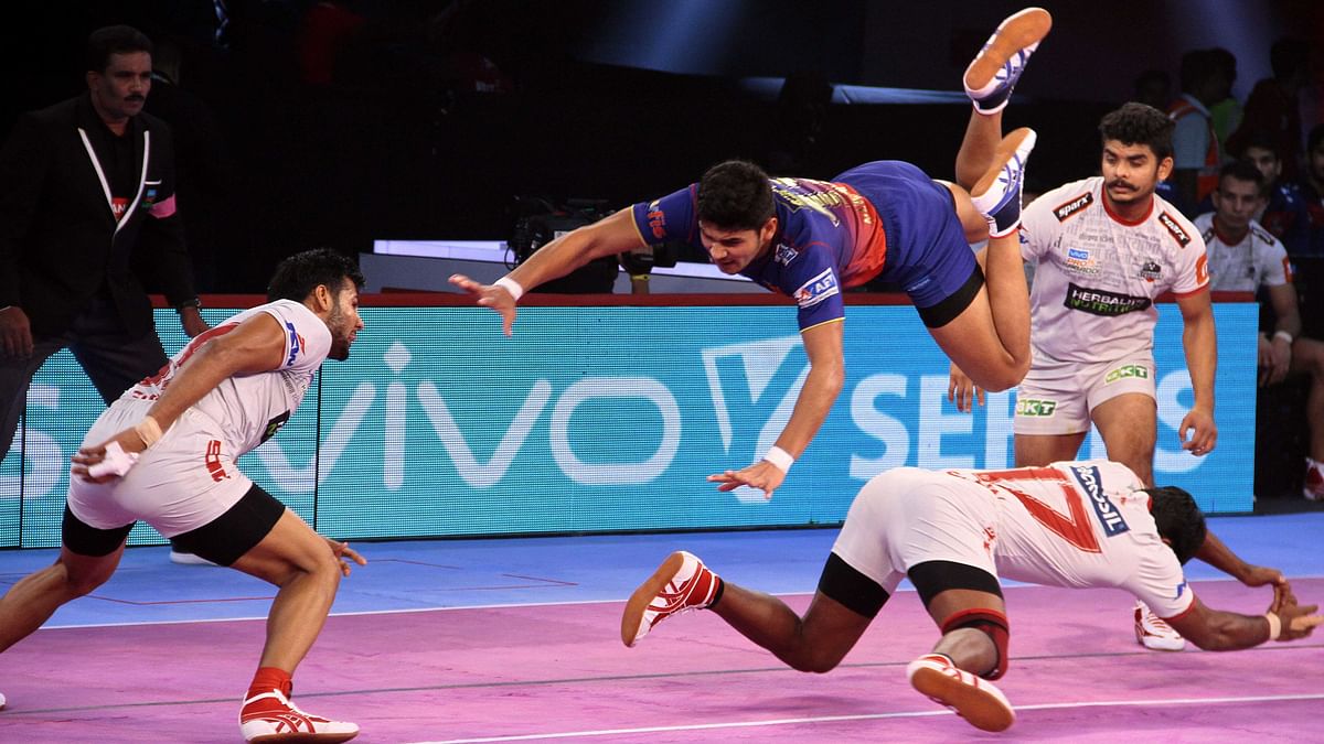 Haryana Steelers put up an accomplished team performance to register a much-needed 34-27 win over Dabang Delhi.