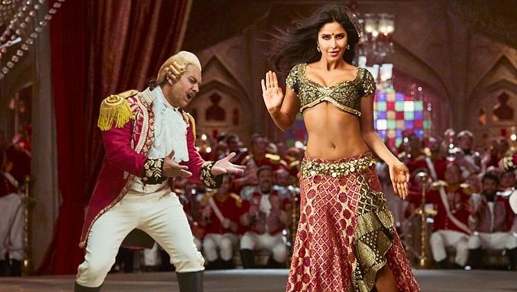 Aamir Khan and Katrina Kaif in the song <i>Suraiyya.</i>