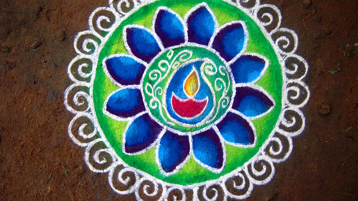 Arif, My Diwali Rangoli is Dedicated to You—May Your Taalluq Stay