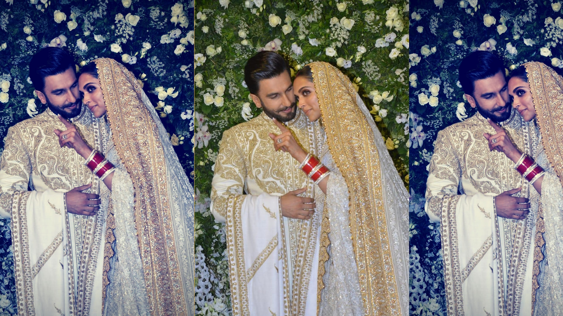 Deepika Padukone and Ranveer Singh’s Mumbai reception may be missing the B-Town glam but the couple is making up for it with their filmy, ‘lovey-dovey’ shenanigans.