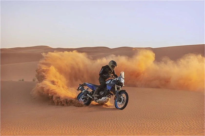 The Tenere offers a fuel tank capacity of 16-litres.