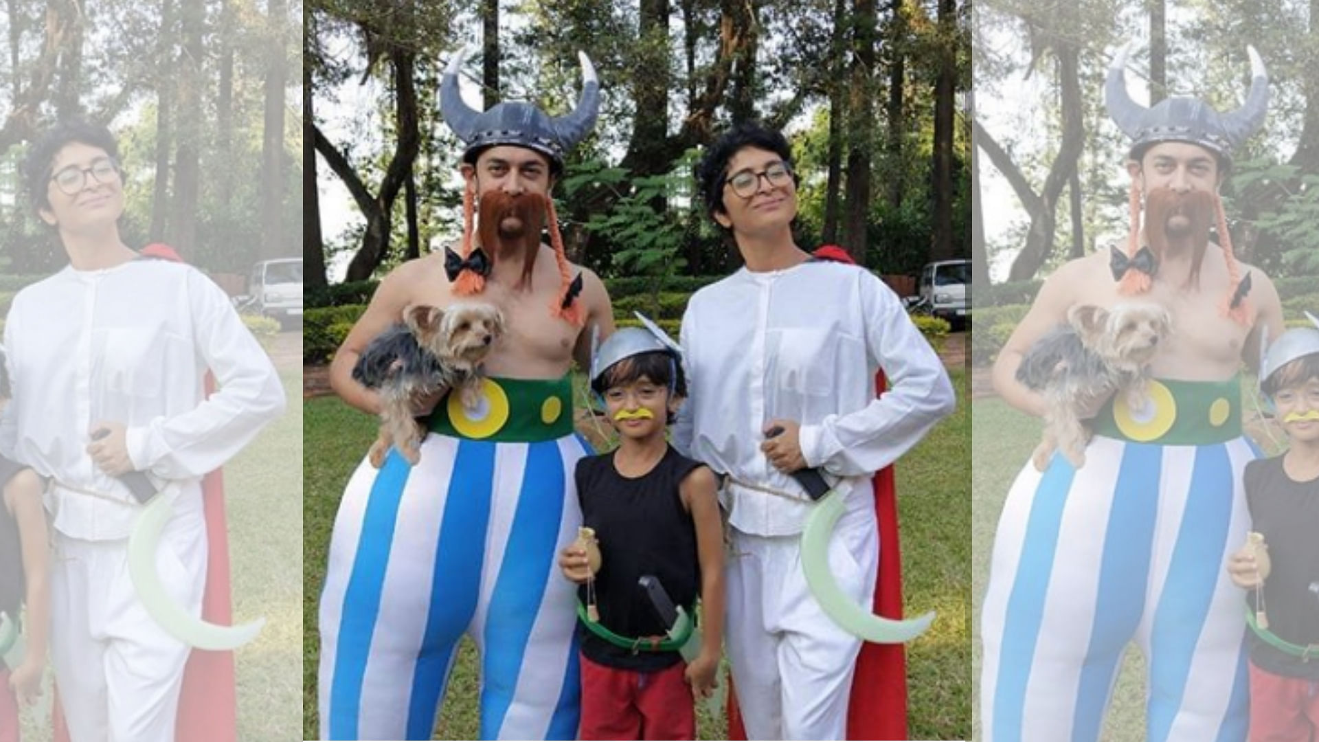 Aamir Khan and Kiran Rao threw an Asterix-themed pre-birthday party for son Azad.