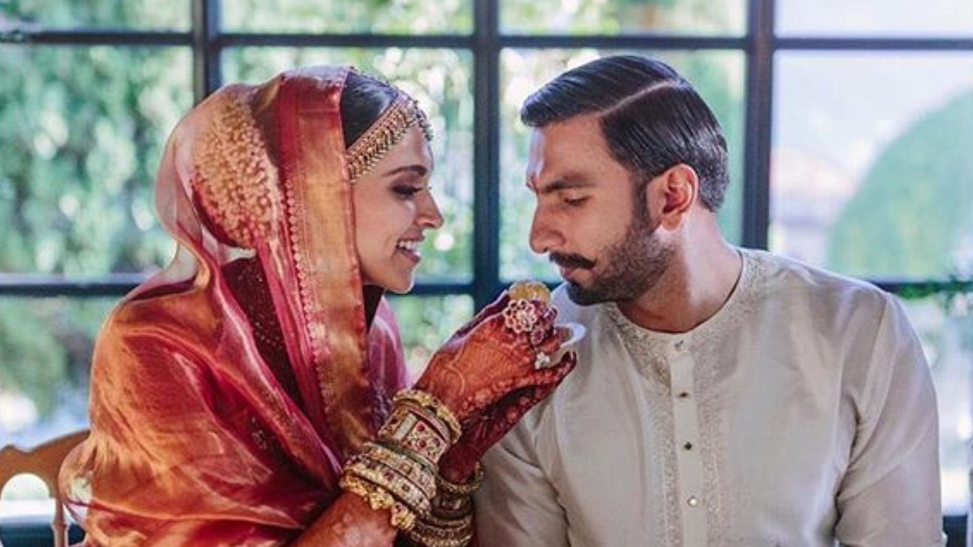 Ranveer Singh and Deepika Padukone posted new wedding pictures on their social media.